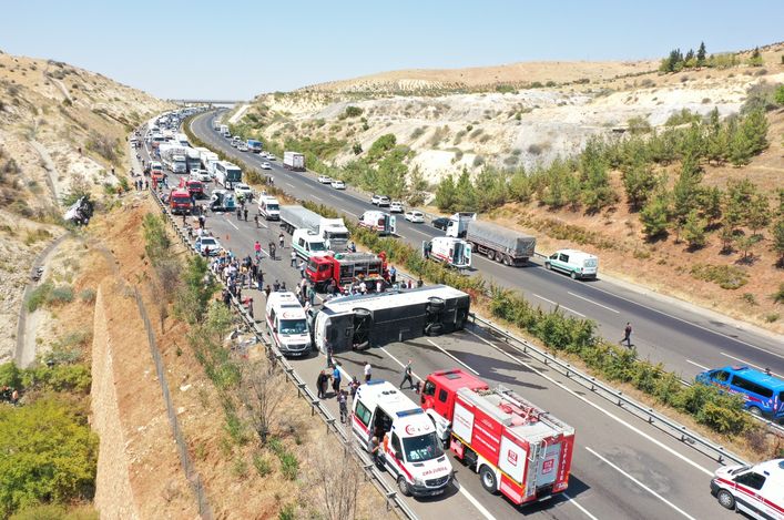 Gaziantep'te meydana gelen kazada 16 kişi hayatını kaybetmişti