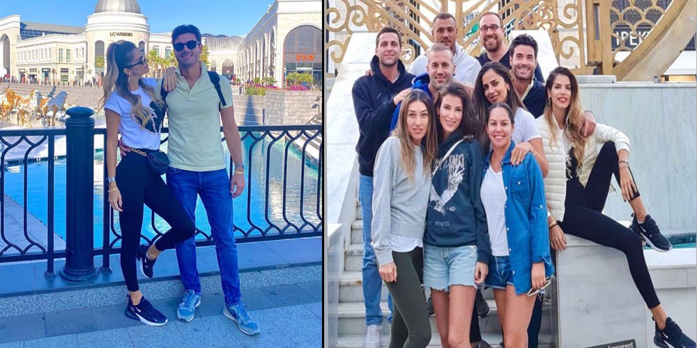 Dostlarıyla tatil yaptılar...