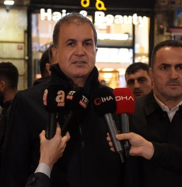 AK Parti Sözcüsü Ömer Çelik, Beyoğlu İstiklal Caddesi