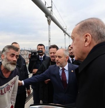 Cumhurbaşkanı Recep Tayyip Erdoğan, 15 Temmuz Şehitler Köprüsü