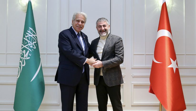 Bakan Nebati Suudi Arabistan Ticaret Bakanıyla görüştü