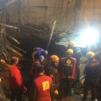 Iğdır'da yurt inşaatındaki göçükte 1 işçi öldü