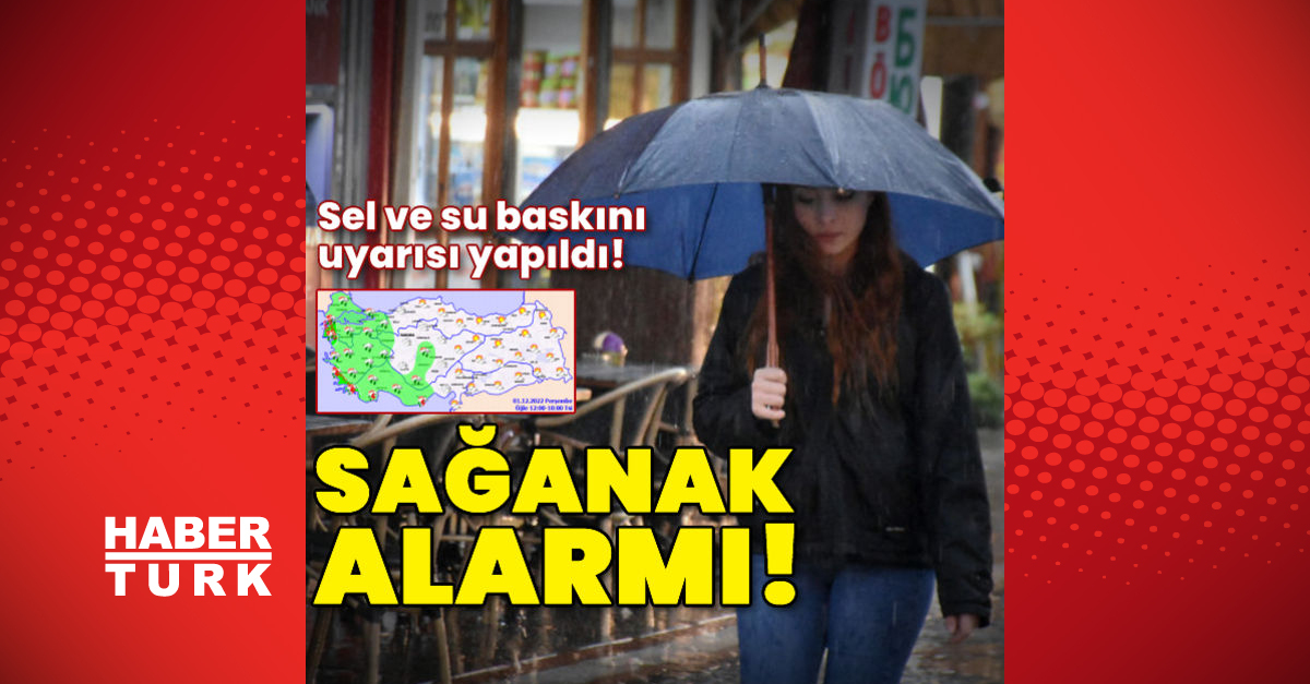 HAVA DURUMU Son Dakika: Kuvvetli Yağmur! Meteoroloji'den Marmara, Ege ...