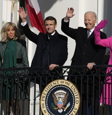 ABD Başkanı Joe Biden ve Fransa Cumhurbaşkanı Emmanuel Macron, Beyaz Saray