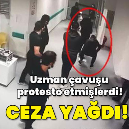 Uzman çavuşu protesto eden sağlık çalışanlarına ceza yağdı!