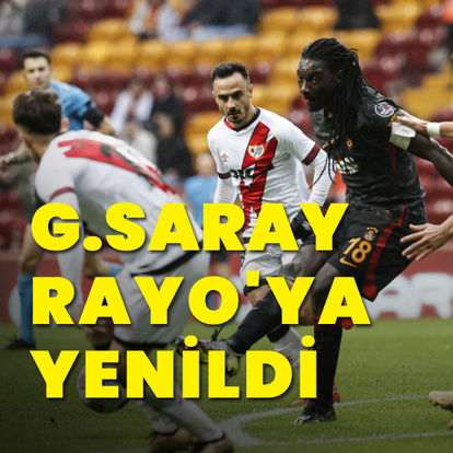 Galatasaray hazırlık maçında yenildi