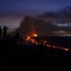 Mauna Loa lavlarıyla geceyi aydınlattı