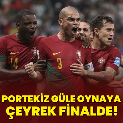 Portekiz güle oynaya çeyrek finalde!