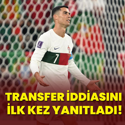 Ronaldo'dan transfer iddialarına yanıt!