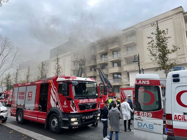 9 Aralık 2022&rsquo;deki &Ccedil;ırağan yangını.