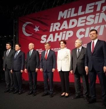 6’lı masa liderlerinden Saraçhane’de açıklamalar