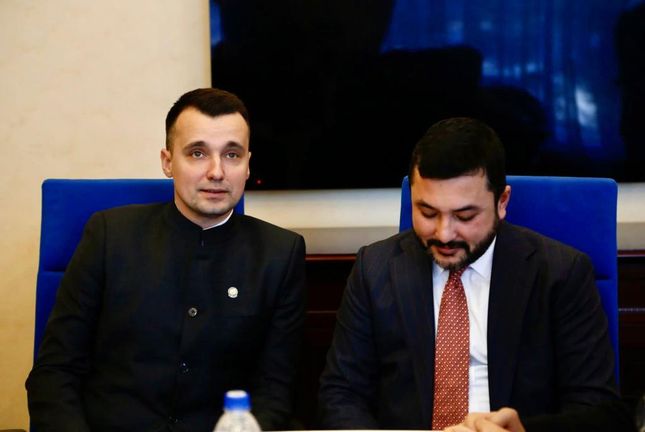 Tataristan Gençlik Bakanı Timur Süleymanov ve İslam İşbirliği Gençlik Forumu Başkanı Taha Ayhan