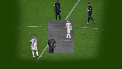 Messi ve Mbappe'den olay hareketler
