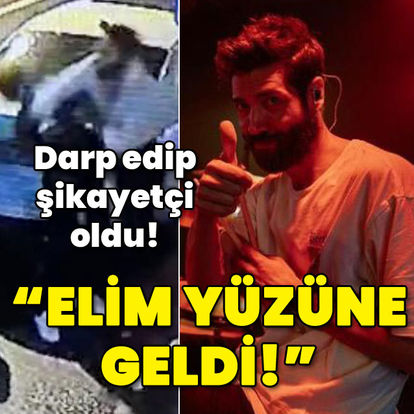 Piiz grubunun üyesini darp edip şikayetçi oldu! "Elim yüzüne geldi!"