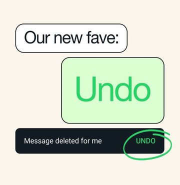 WhatsApp'tan sildiğini 'geri al' özelliği