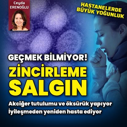 Bu yıl grip akciğer tutulumu ve ciddi öksürüğe neden olup geçmek bilmiyor