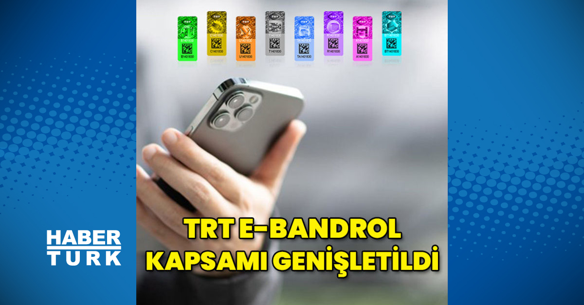 TRT e-Bandrol kapsamı değişti - Teknoloji Haberleri