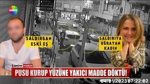 Eski koca dehşeti kamerada