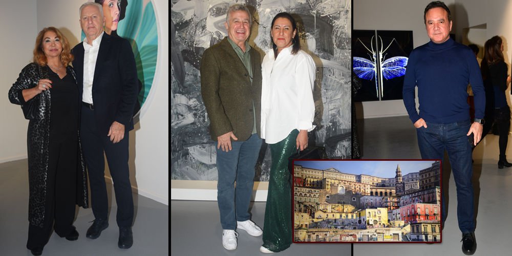 Sanatseverler sergide buluştu!