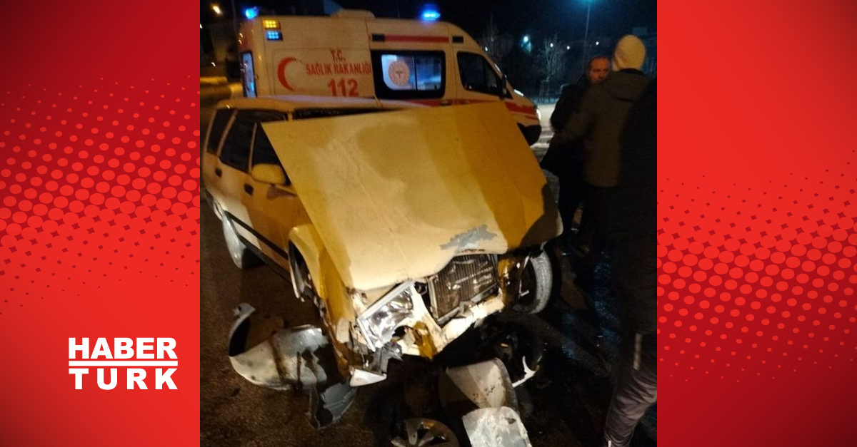 Erzurum’da iki otomobil çarpıştı: 5 yaralı
