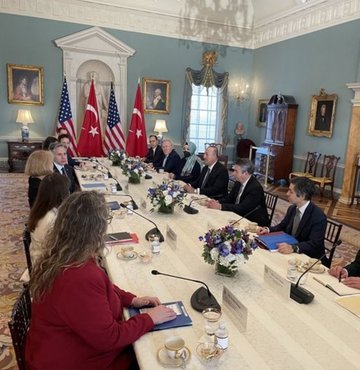 Çavuşoğlu ve Blinken ABD’de görüştü