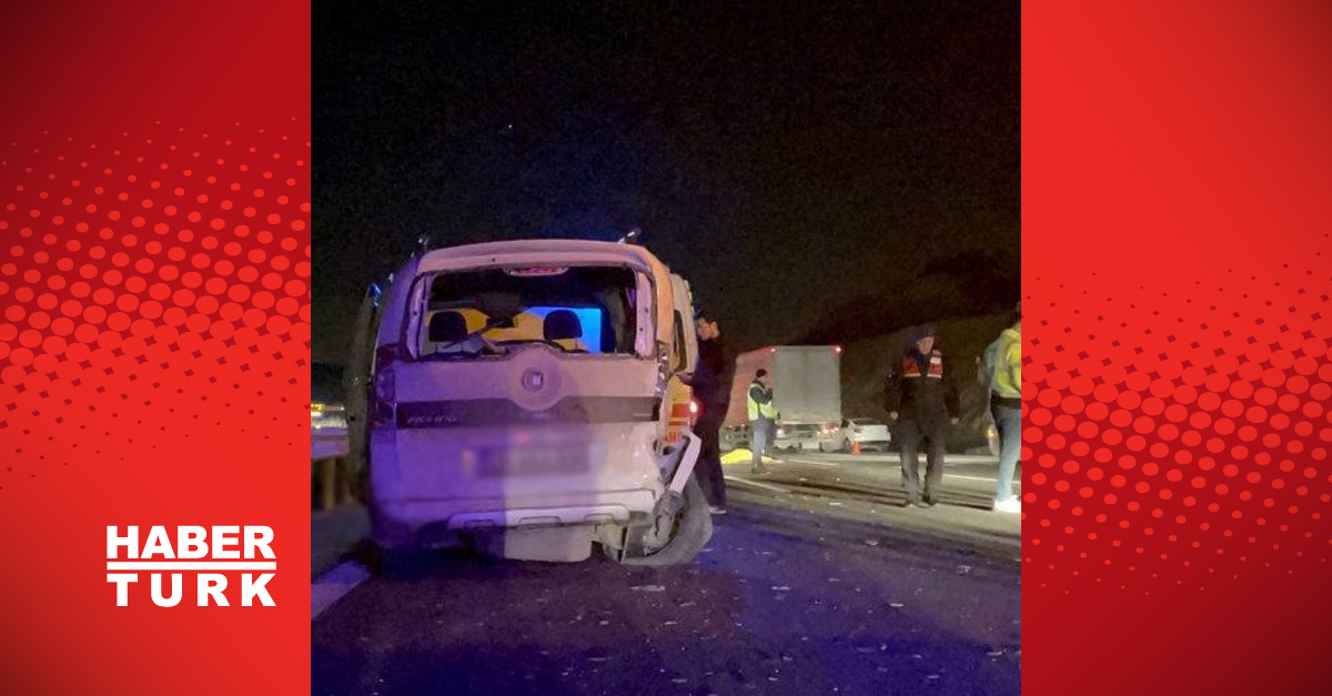 Kuzey Marmara Otoyolu’nda feci kaza: 1 ölü, 2 yaralı