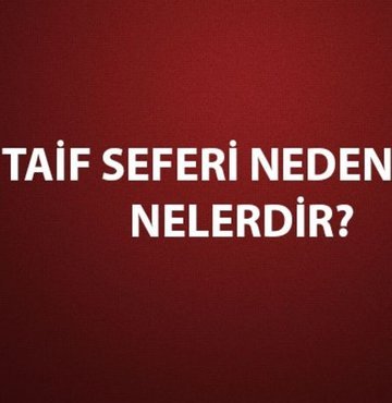 İslam orduları tarafından, Sakif kabilesinin merkezi olan Taif’e karşı düzenlenen Taif Seferi, sonuçları itibariyle İslam tarihinde önemli bir yer tutmaktadır. 622 tarihinde gerçekleşen Hicret’ten itibaren Müslümanlar hakkındaki olumsuz tavırlarını sürdüren ve Uhud ile Hendek Savaşları’nda İslam ordularına karşı savaşmış olan Taiflilere karşı başlatılan Taif Seferi sonuçları nelerdir?Ayrıntıları yazımızın devamında bulabilirsiniz.