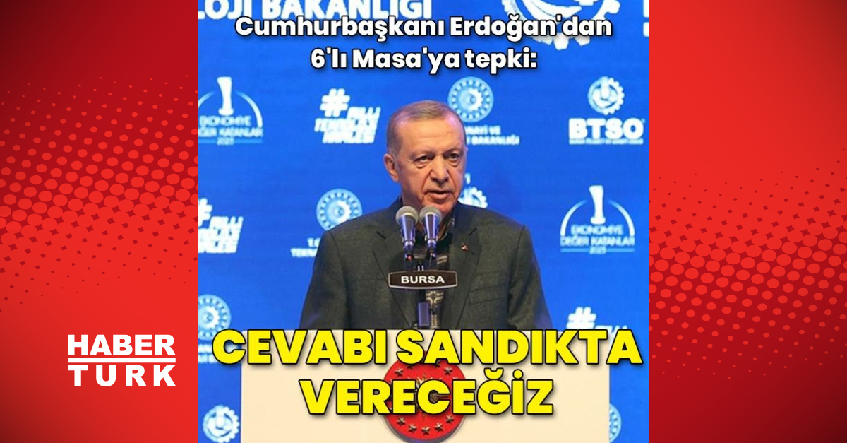 Cumhurbaşkanı Recep Tayyip Erdoğan’dan Bursa’da açıklamalar