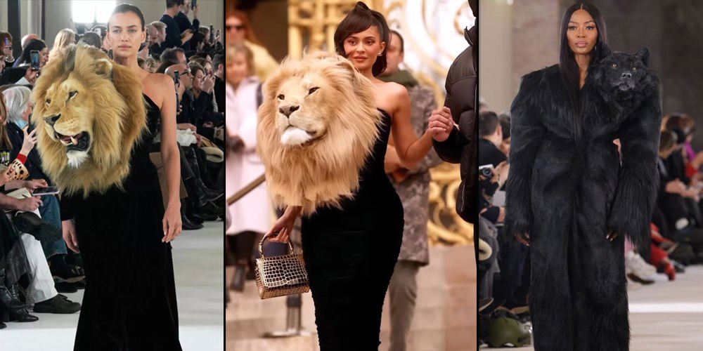 Podyumlarda aslan modası!
