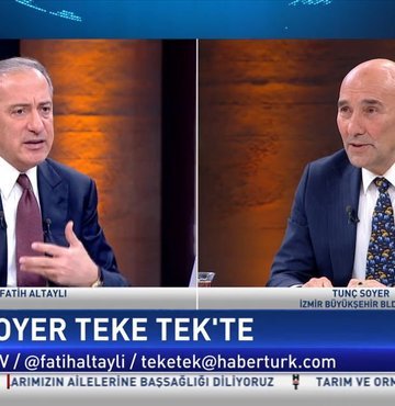 İzmir Büyükşehir Belediye Başkanı Tunç Soyer, Fatih Altaylı