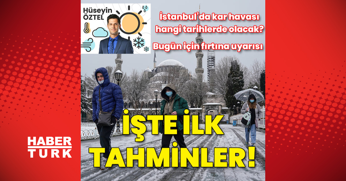 İstanbul’da kar havası hangi tarihlerde görülecek?