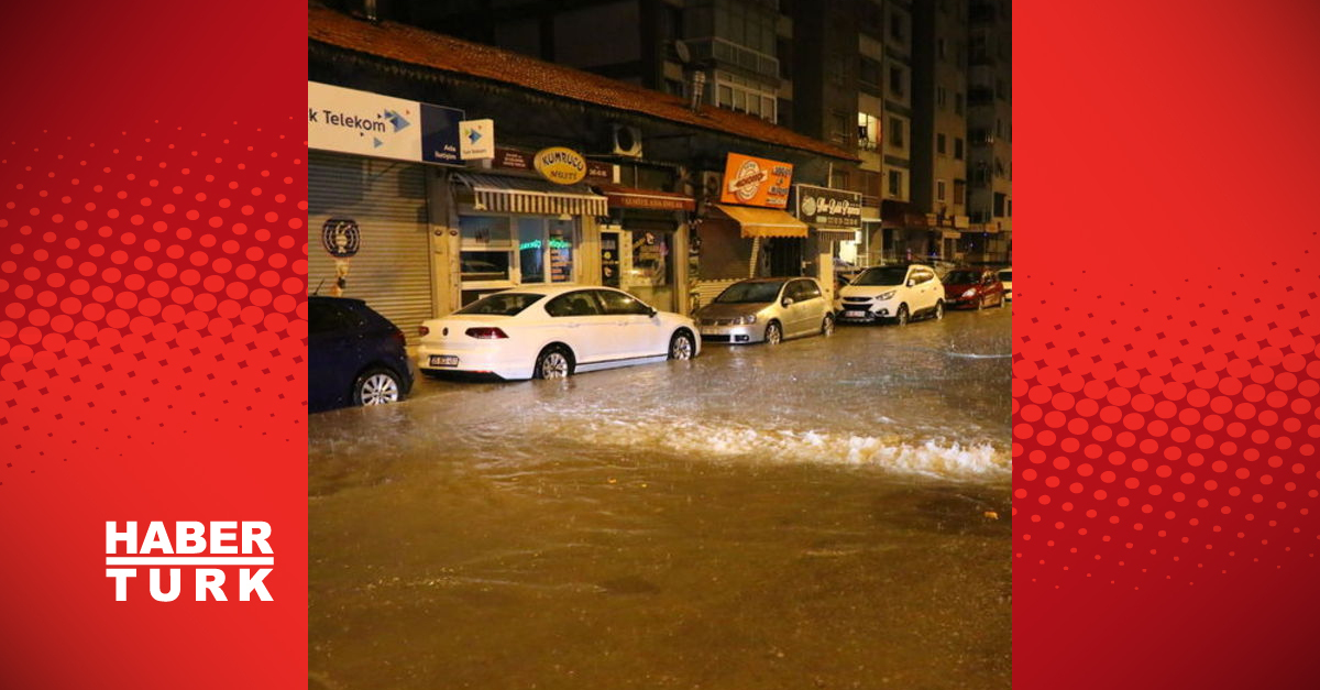 İzmir’de etkili sağanak