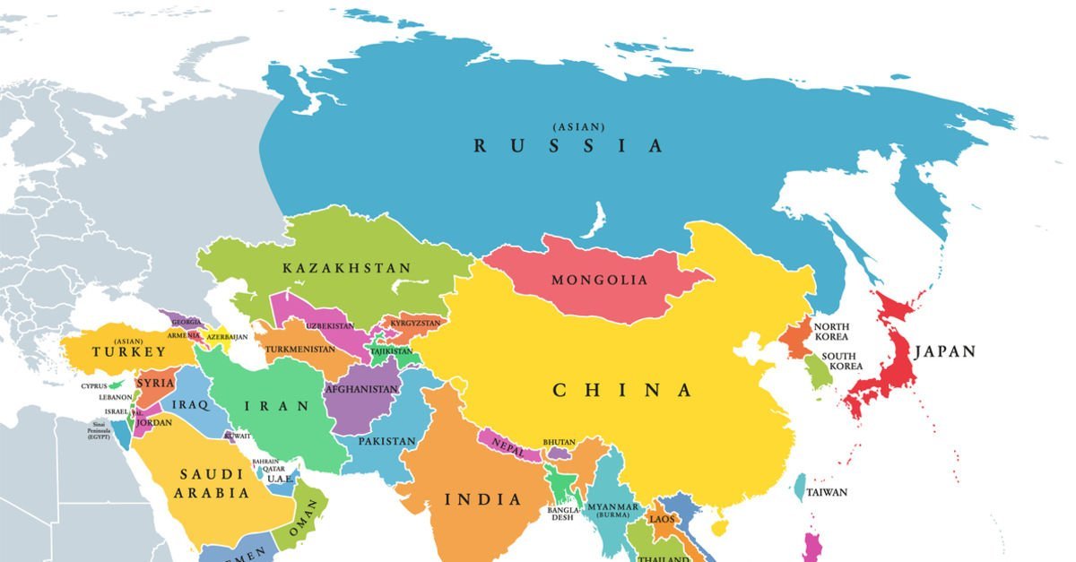Asya’da Toplam Kaç Ülke Var? Asya Kıtasındaki Ülke Sayısı Ve İsimleri
