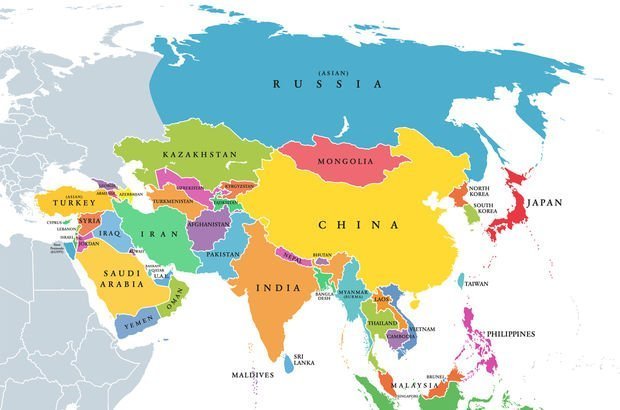 Asya’da toplam kaç ülke var?