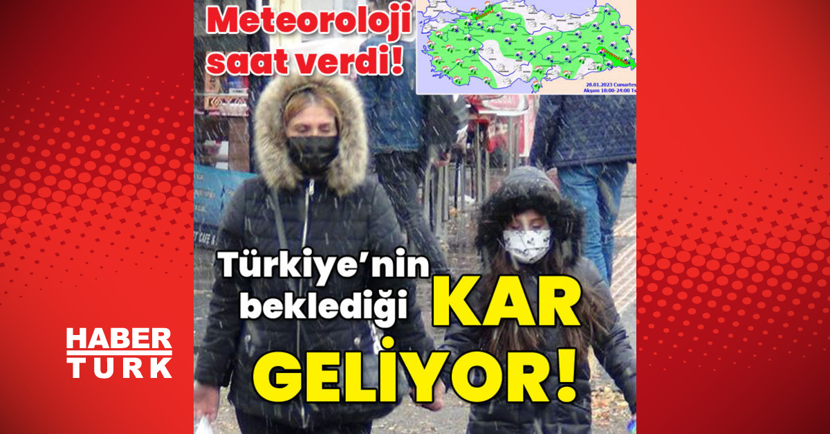 KAR GELİYOR | Hava durumu son dakika: Meteoroloji saat verdi! İç Anadolu ve Doğu Anadolu’ya sabah saatlerinden itibaren kar yağışı bekleniyor