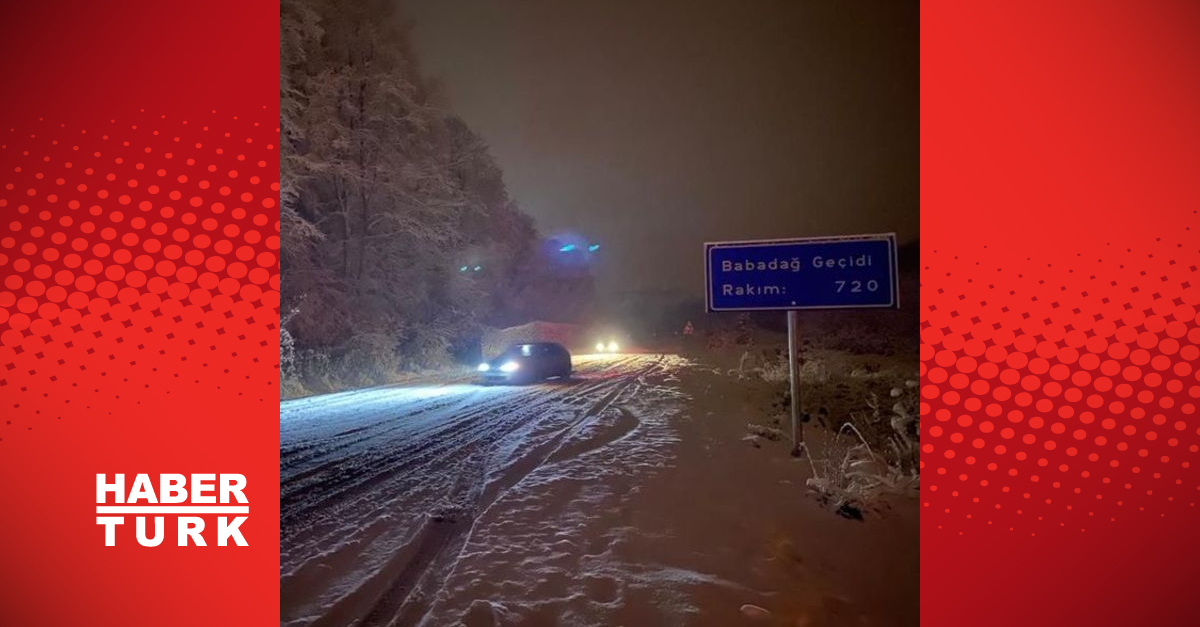 Zonguldak’ta kar yağışı etkili oldu
