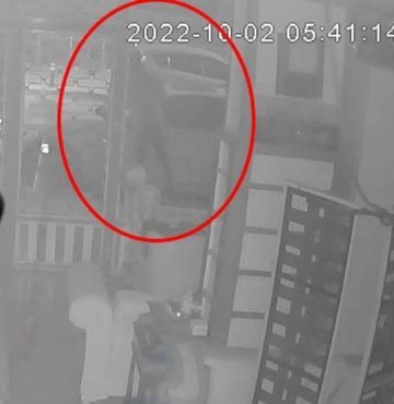 “Hayalet” hırsızının “kask” oyunu tutmadı!