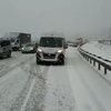 Bursa-İstanbul yolunda kar trafiği!