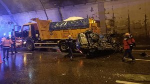 Son dakika: Bolu Dağı Tüneli'nde zincirleme kaza!