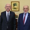 Saadet Partisi Genel Başkanı Temel Karamollaoğlu, CHP Genel Başkanı Kılıçdaroğlu ve Demokrat Genel Başkanı Uysal