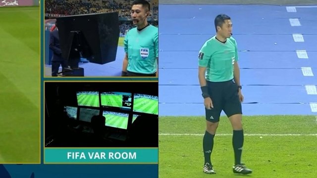 Futbolda bir ilk! VAR'la konuştu, verdiği kararın nedenini stadyuma anlattı - Son dakika futbol haberleri