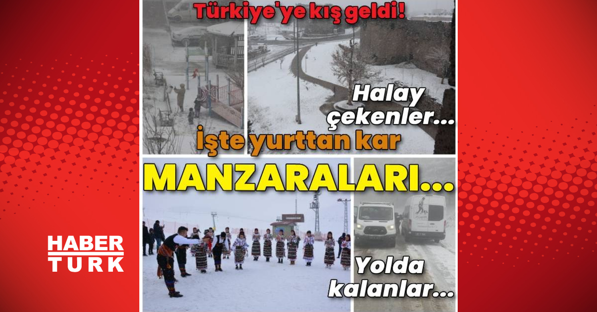 KAR MANZARALARI | Halaylar tutuldu, yollar kapandı, hem sevinç hem mahrumiyet… İşte Yurdun dört yanından kar manzaraları