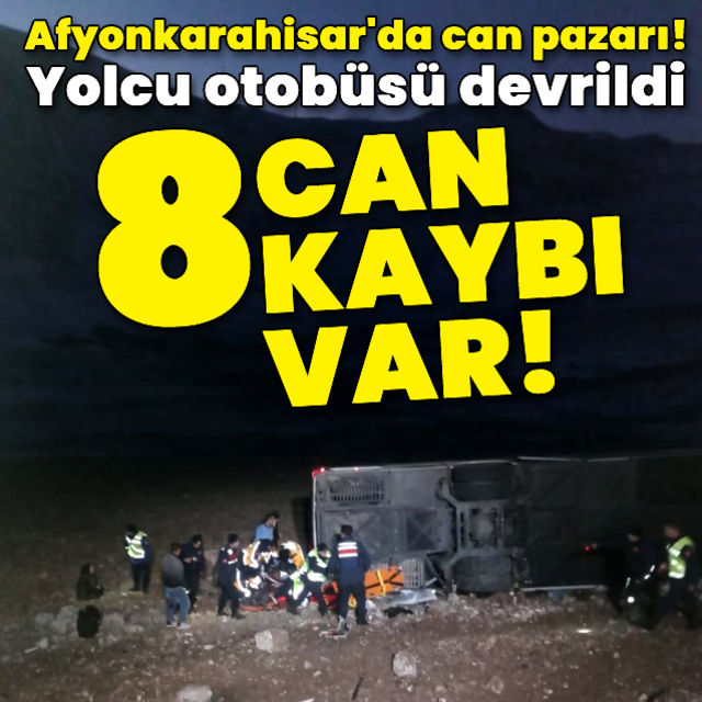 Yolcu otobüsü devrildi! Ölenler ve yaralananlar var