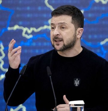 Ukrayna Devlet Başkanı Zelenskiy, birinci yılına yaklaşan savaşta en ağır çatışmaların Donetsk bölgesinde yoğunlaştığını belirterek, Rusya