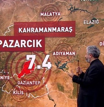 Kocaeli Üniversitesi Jeofizik Mühendisliği Bölümü Öğretim Üyesi Prof. Dr. Şerif Barış, Habertürk TV