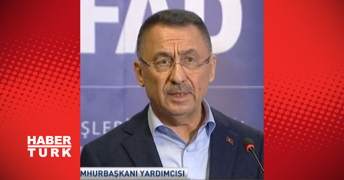 SON DAKİKA DEPREM – Cumhurbaşkanı Yardımcısı Fuat Oktay: Toplam 1541 hayatını kaybeden vatandaşımız var!