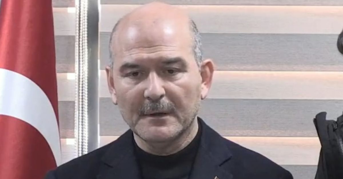 Son dakika: Bakan Soylu’dan açıklamalar