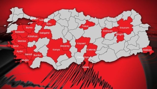 Türkiye'de deprem riski fazla olan iller ve ilçeler hangileri? İstanbul deprem  haritası! Türkiye en riskli