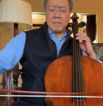 Ünlü sanatçı Yo-Yo Ma, depremzedeler için çaldı