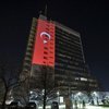 Kosova hükümet binasına Türk bayrağı yansıtıldı